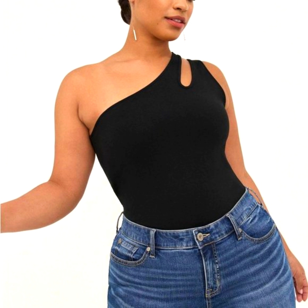 ❤️NWT TORRID FOXY FITTED ONE SHOULDER - CUT OUT CAMI TANK - PLUS SIZE 4X